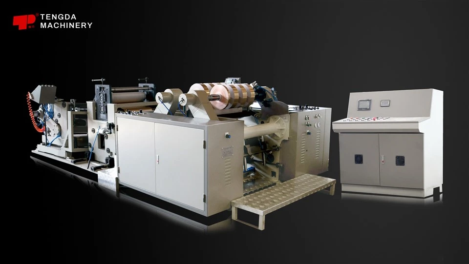 Máquina de estampación y corte de doble eje de papel de aluminio