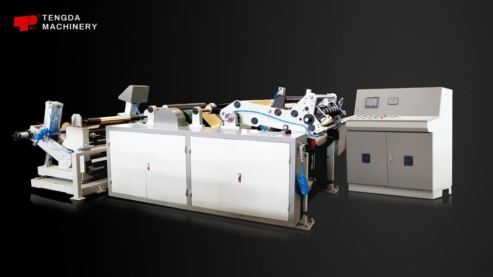 Máquina de estampación y corte de eje único de papel de aluminio
