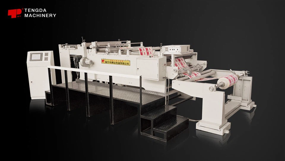 Maquina de corte transversal para papel y pelicula