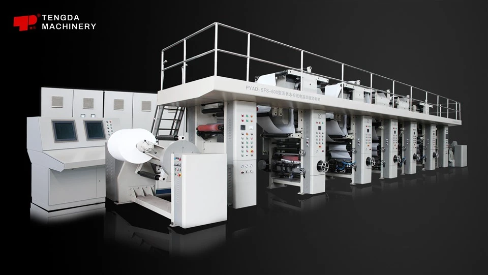 Máquina de impresión en huecograbado de alta velocidad para papel de boquilla